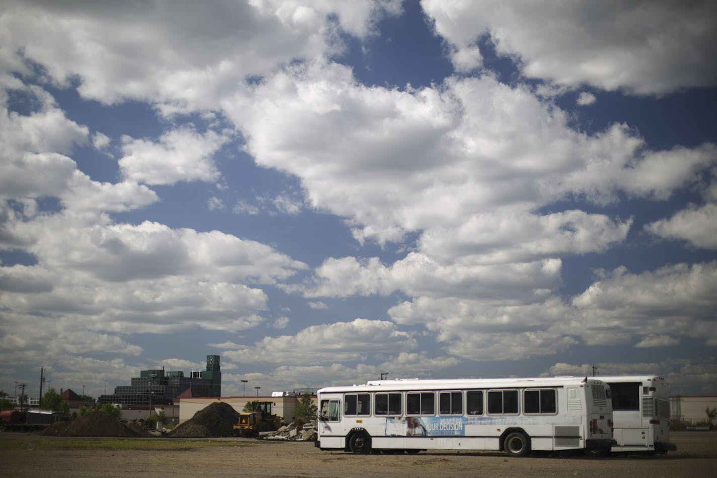 The former home of the MTC bus barn is on part of the parcel proposed for a soccer stadium in St. Paul. ] JEFF WHEELER &#xef; jeff.wheeler@startribune.com The interest shown by local soccer investors in St. Paul's Snelling-University area as a possible stadium venue is refocusing attention on the 35 acre site. City officials have tried in vain for years to interest developers in the site, which is centrally located and close to transit but also has crime issues and lays claim to the most congest