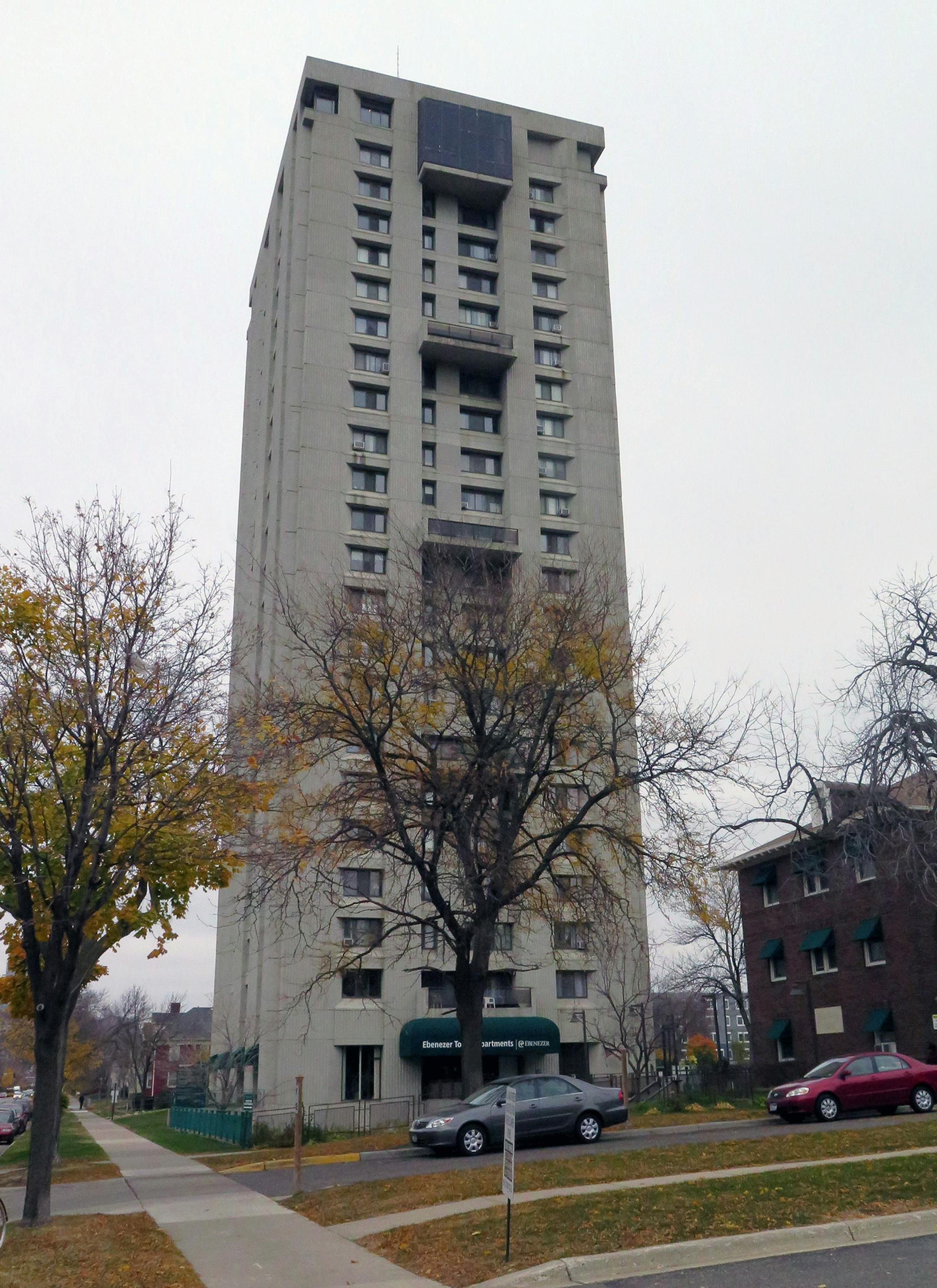 upcoming $10 million rehabilitation of the Ebenezer Towers senior living apartments at 2523 Portland Ave. South in the Philips neighborhood. The 23-story senior high-rise is 40 years old -- it's part of Ebenezer's four-building campus in the neighborhood. It's a vital affordable housing resource for low-income seniors in a city that has few such options.