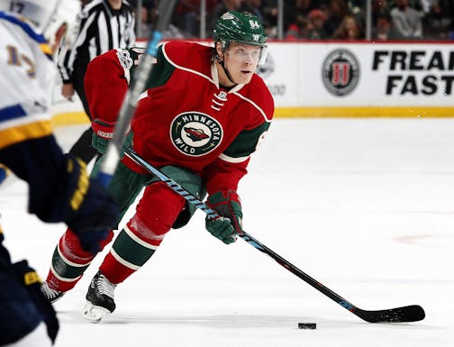 Minnesota Wild's Mikael Granlund, seen here in a game last March.