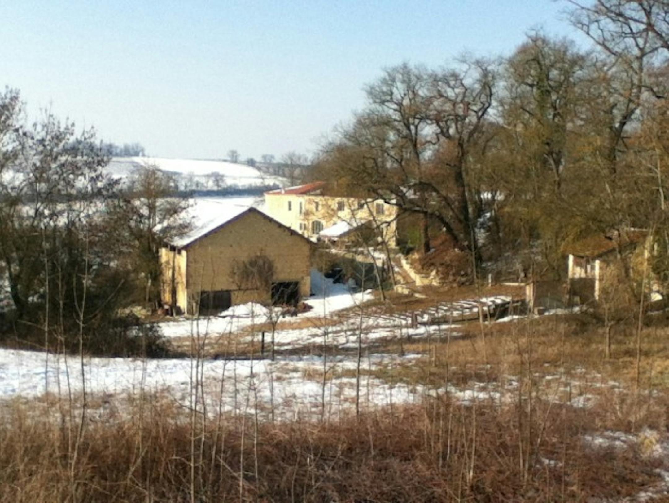 The chateau from the back.