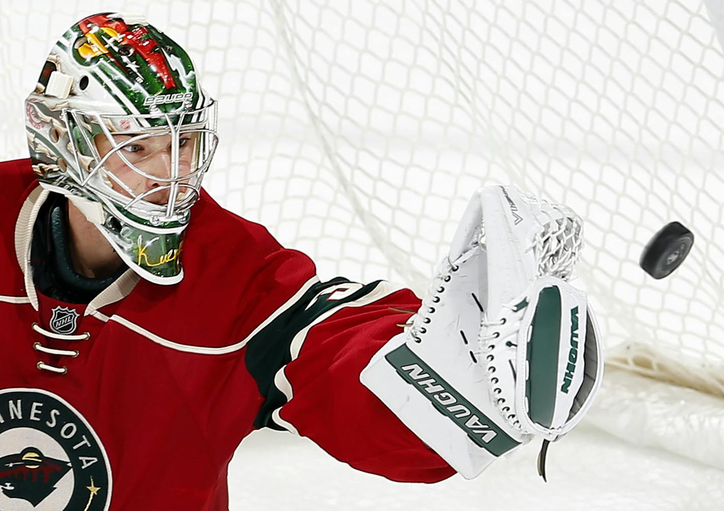 Goaltender Darcy Kuemper is slated to start the fourth game of the season Friday night in Los Angeles.