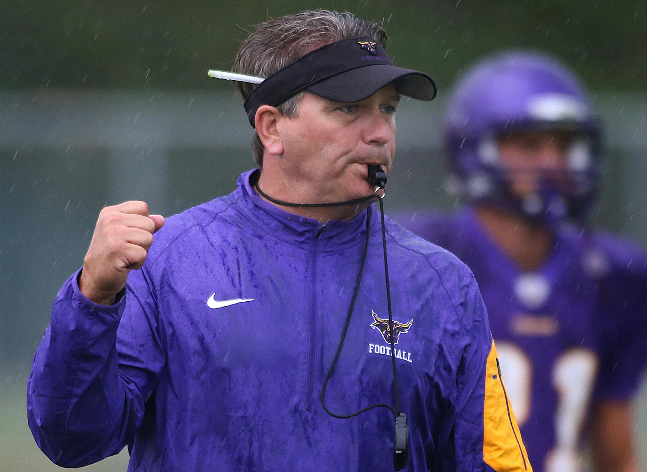 Minnesota State Mankato football coach Todd Hoffner