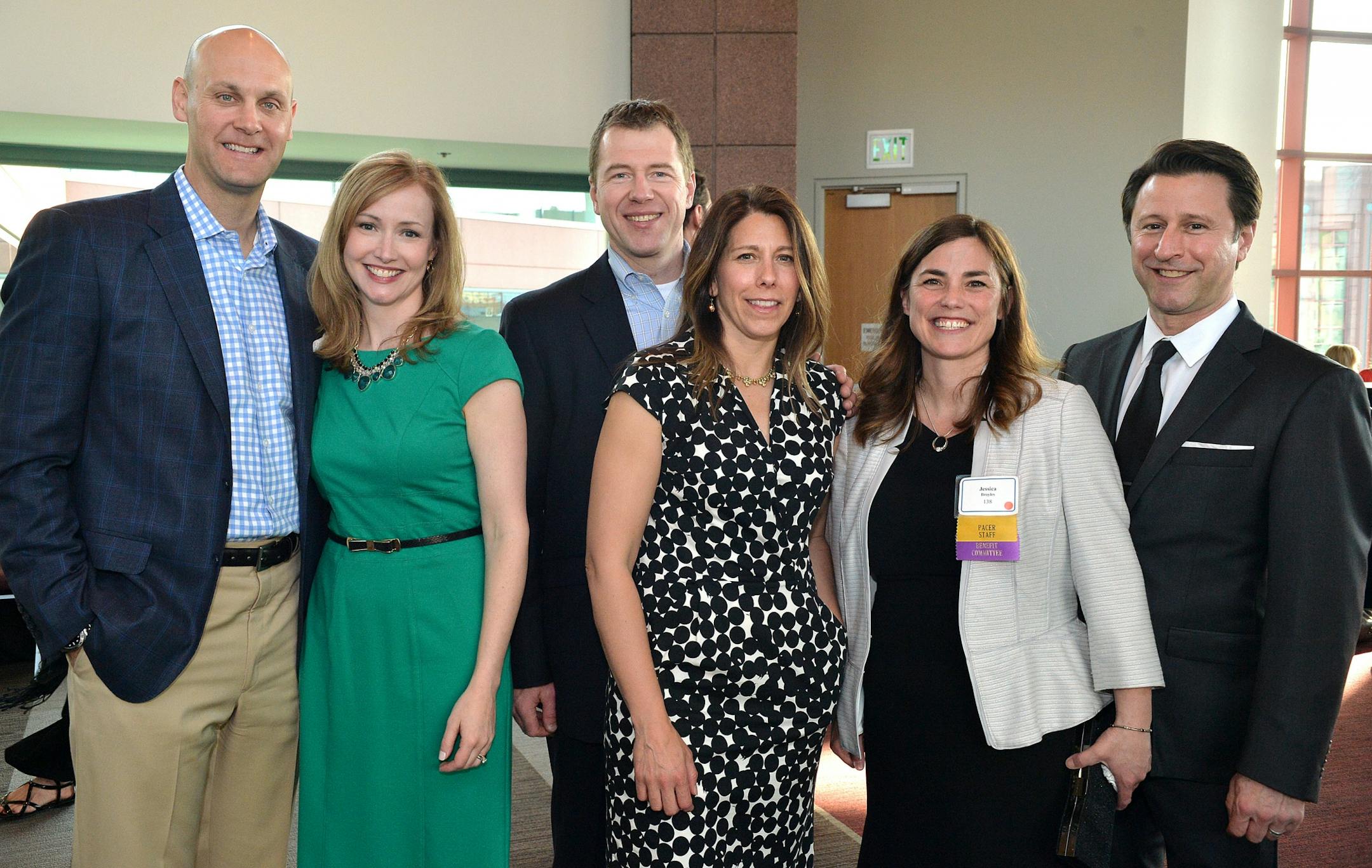 From left, Tim and Emmy Mastel, Al and Anne Saffert and Jessica and Rowan Broyles.