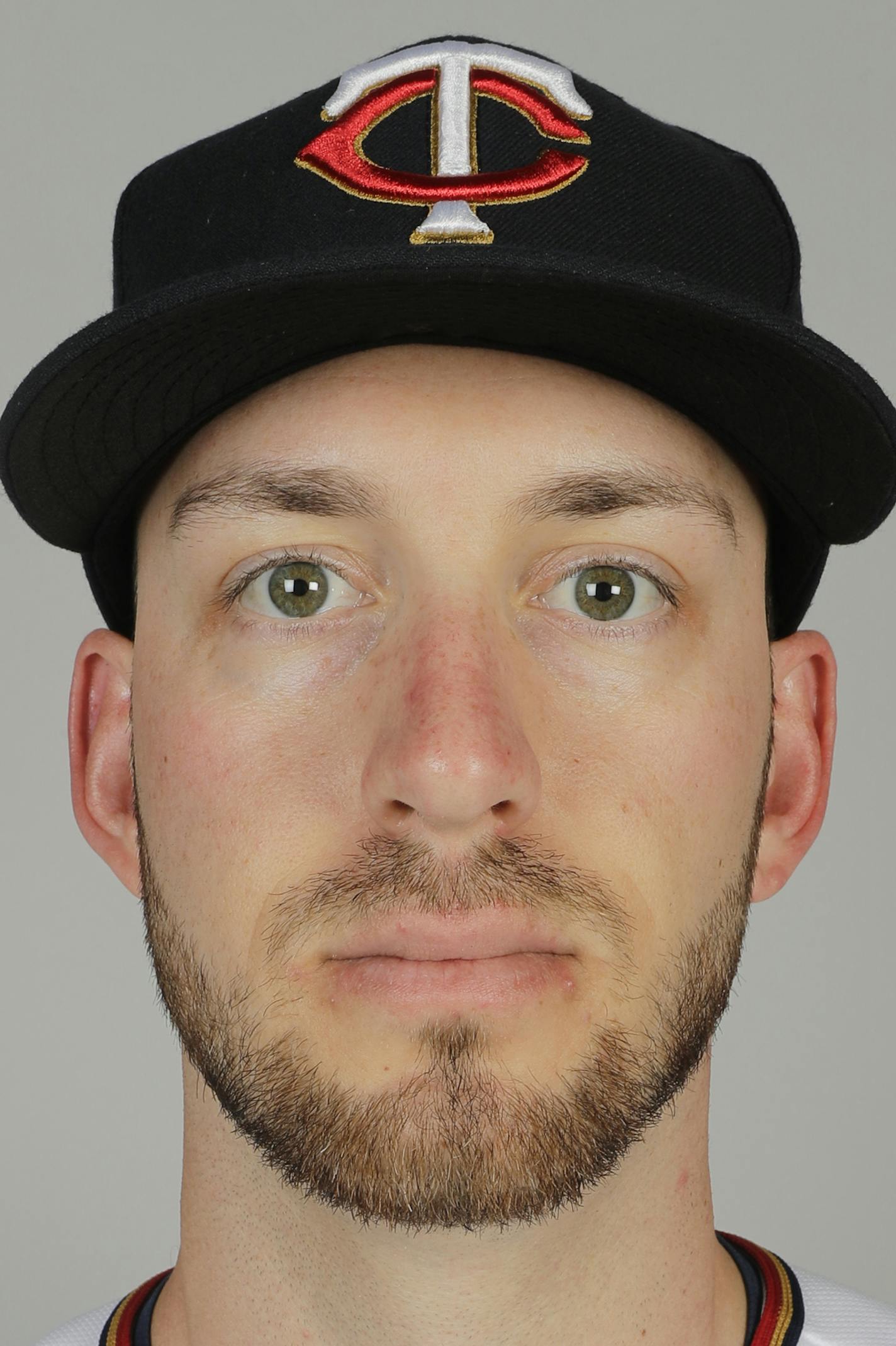 This is a 2020 photo of Mitch Garver of the Minnesota Twins baseball team. This image reflects the Twins 2020 active roster as of Thursday, Feb. 20, 2020, when this image was taken. (AP Photo/Brynn Anderson) ORG XMIT: FLBA