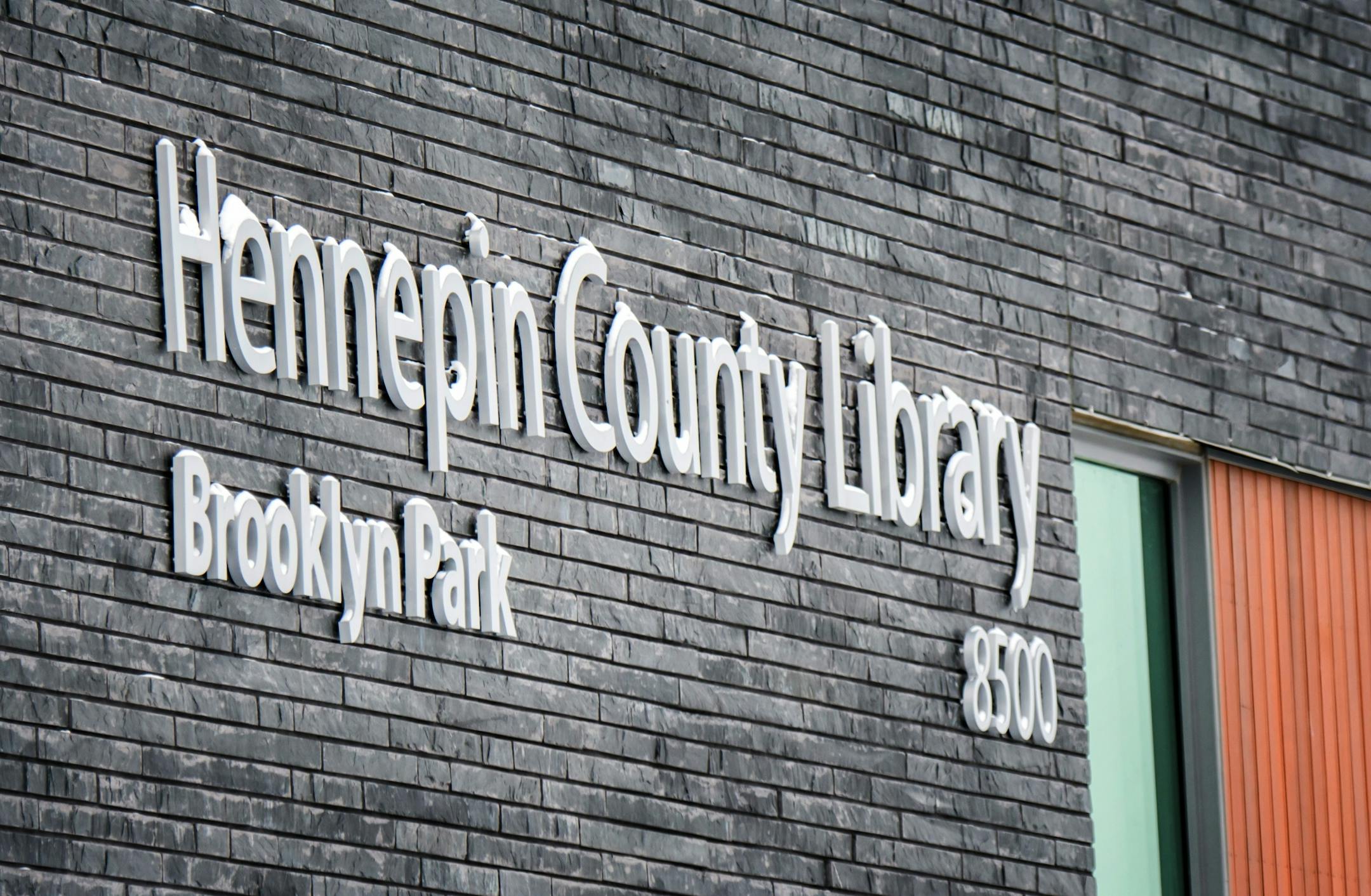 The new library in Brooklyn Park.