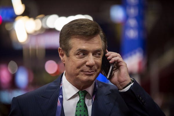 Paul Manafort was Donald Trump's campaign chairman through the period of the Republican National Convention in Cleveland in July 2016.