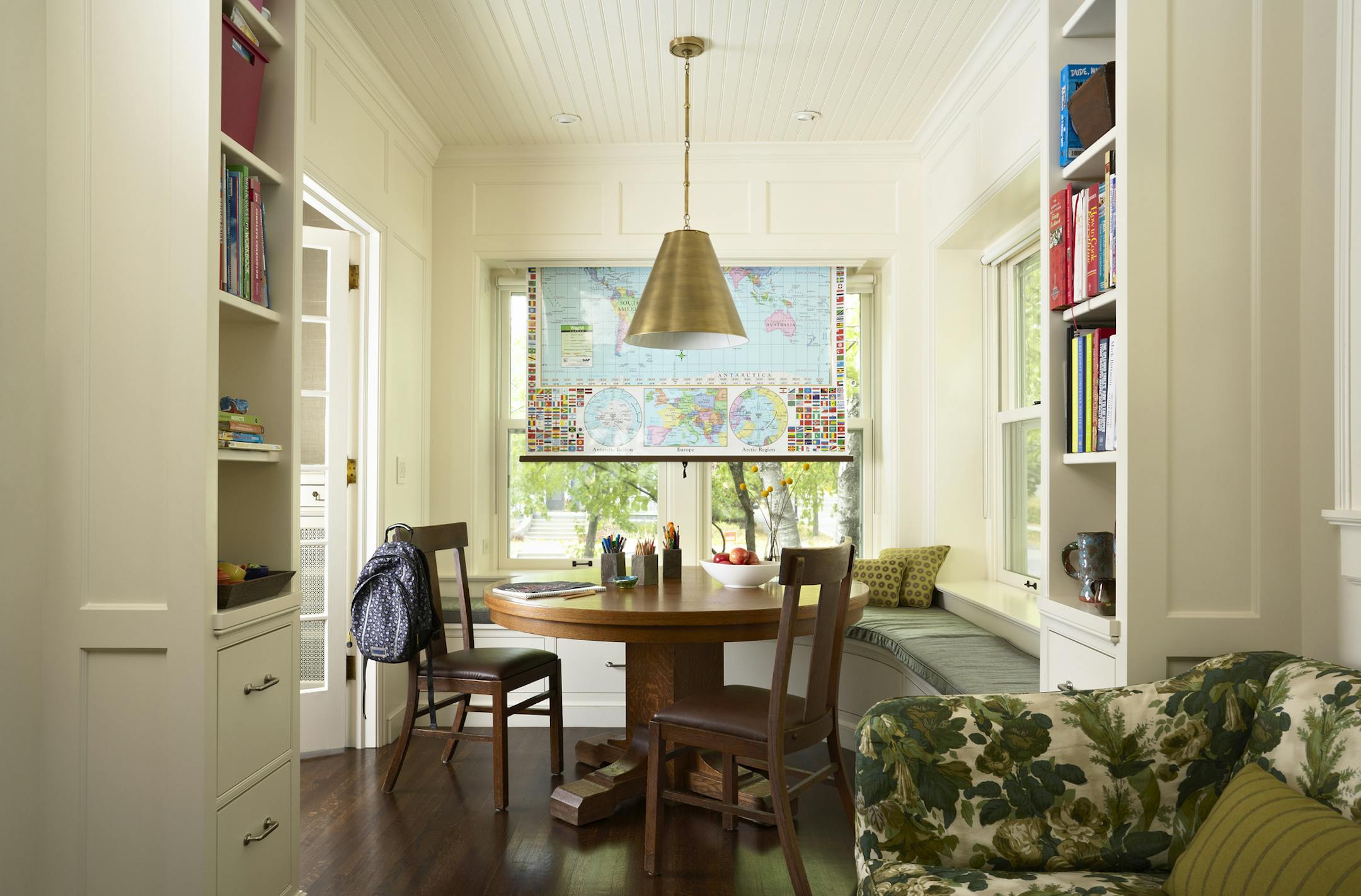 Everyday Solurtions: Breakfast nook remodel by Rehkamp Larson Architects. Credit Susan Gilmore