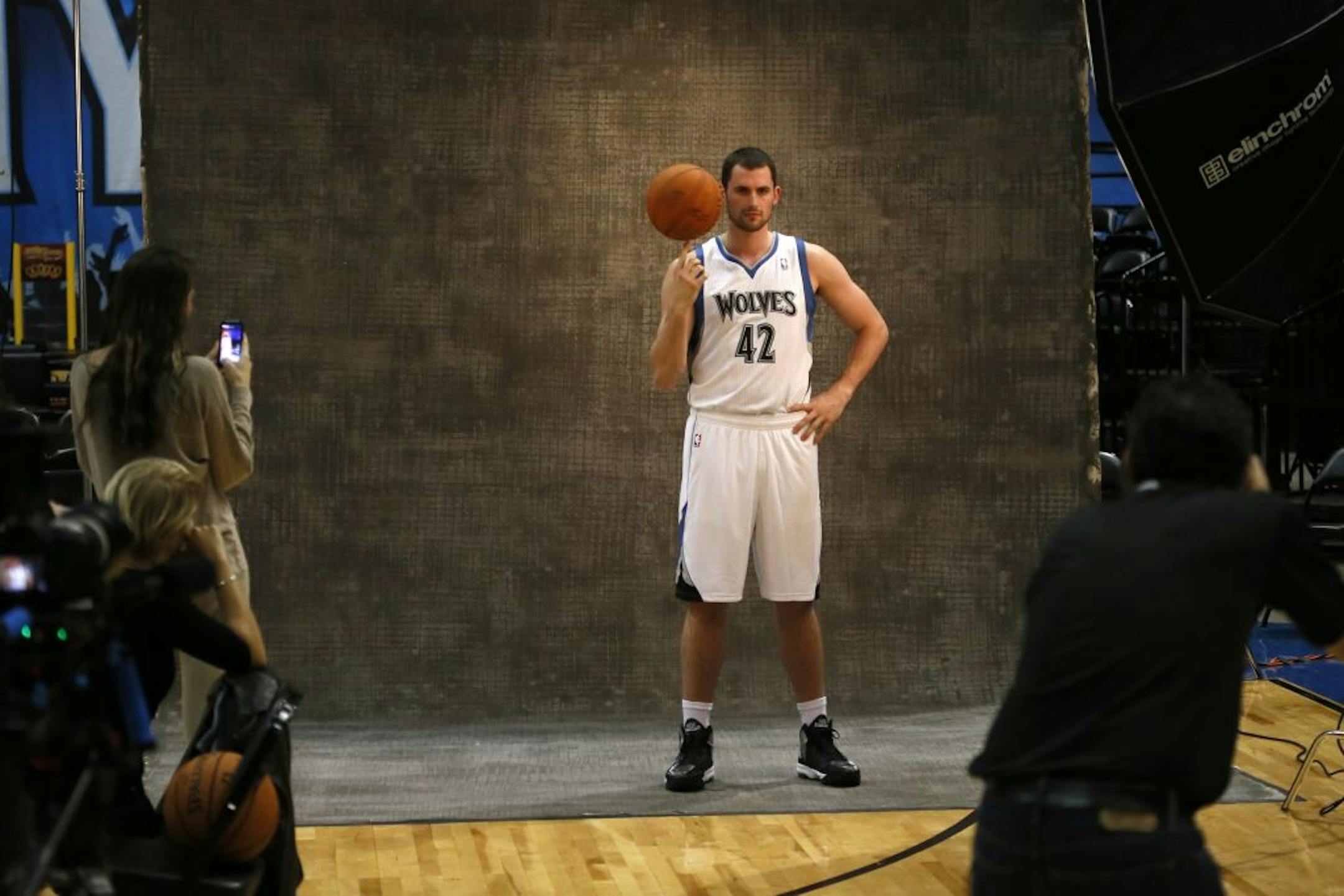 Minnesota Timberwolves media day - Kevin Love.