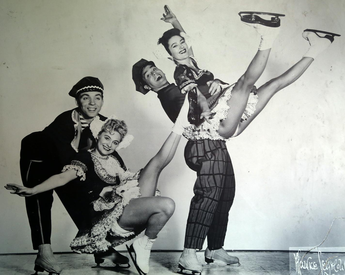 Roy Blakey, 3rd from left, photographed performing in an ice show in 1956 in Chicago. ] Roy Blakey is a former professional figure skater who has collected over 26,000 skating related items at his studio in Minneapolis. Filmmaker Keri Pickett has produced a documentary film on Blakey. . (MARLIN LEVISON/STARTRIBUNE(mlevison@startribune.com)