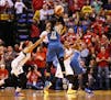 Lynx forward Maya Moore (23) makes the game winning three point shot at the buzzer to give Minnesota the Game 3 win.