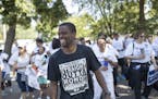 St. Paul mayoral candidate Melvin Carter campaigned with supporters in the annual Rondo Days parade Saturday July 15, 2017 in St. Paul, MN.