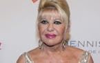 FILE - In this May 9, 2016 file photo, Ivana Trump, ex-wife of President Donald Trump, attends the Fashion Institute of Technology Annual Gala benefit