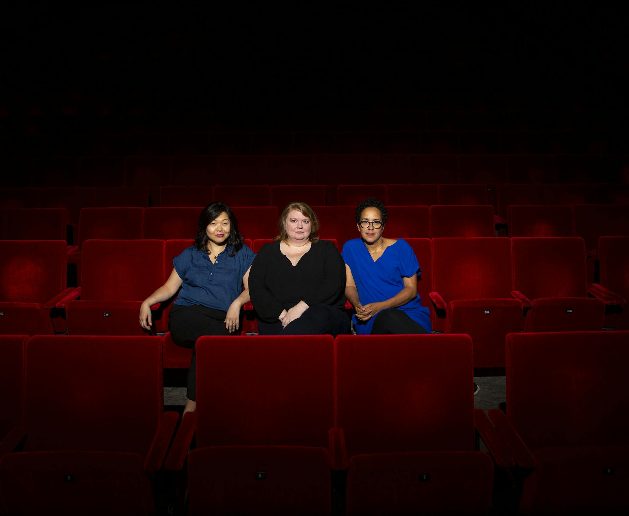 (From left) Sheena Jason Kelley, Jennifer Liestman and Kelli Foster Warder pose for a portrait in the McGuire Proscenium in the Guthrie Theater in Minneapolis, MN. ALEX KORMANN &#xa5; alex.kormann@startribune.com "We hope that everyone who walks through the door is 'the one'," Jennifer Liestman said. This trio of powerful women are in charge of casting actors and actresses for many performances in the Twin Cities. "A lot of people think it's us vs. them and it's not. We are cheering on everyone