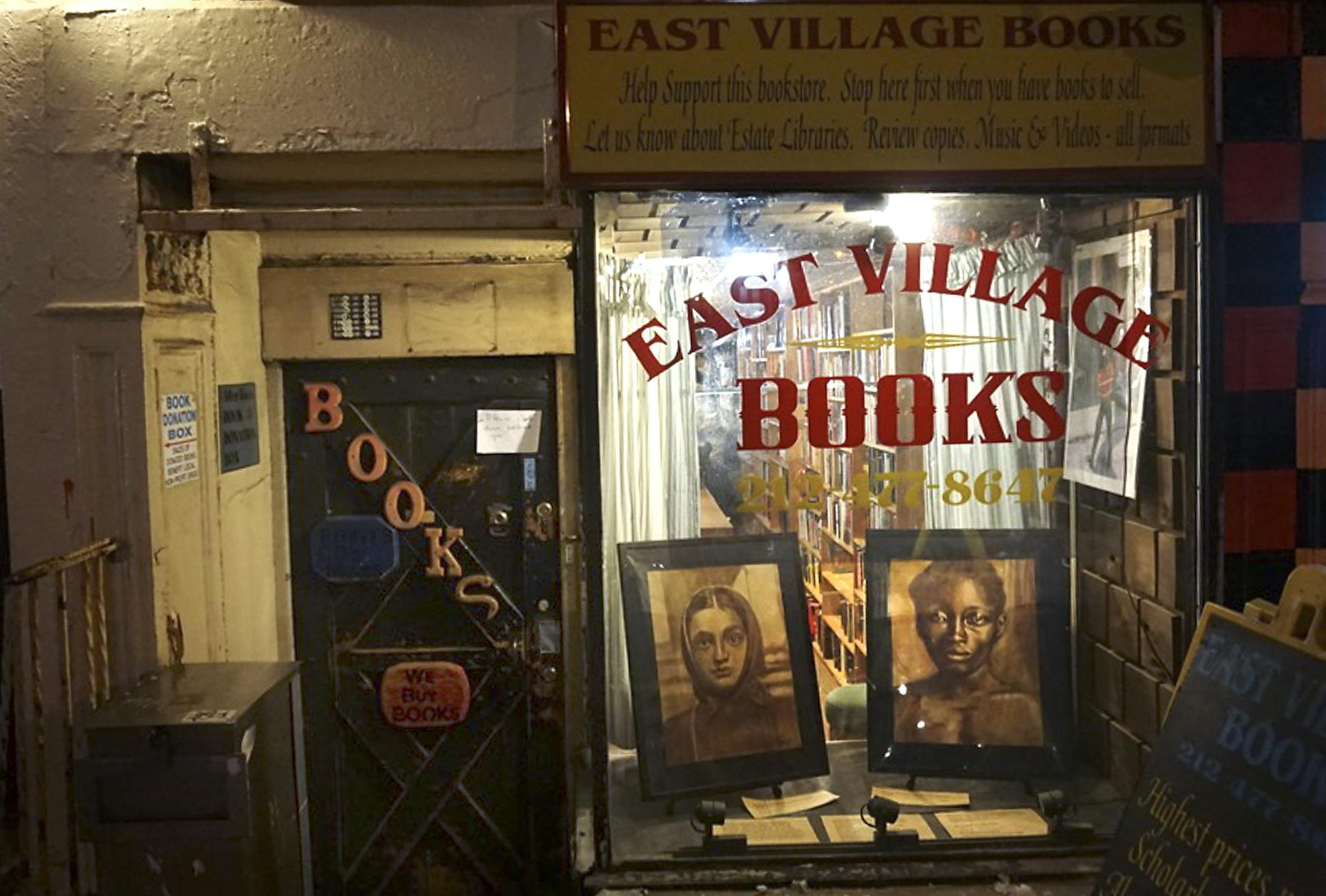 East Village Books nicely encapsulates St. Marks Place; the used bookstore shows its age beautifully and embraces its quirkiness, with a tin ceiling, narrow aisles and the delightful scent of old paper and glue.