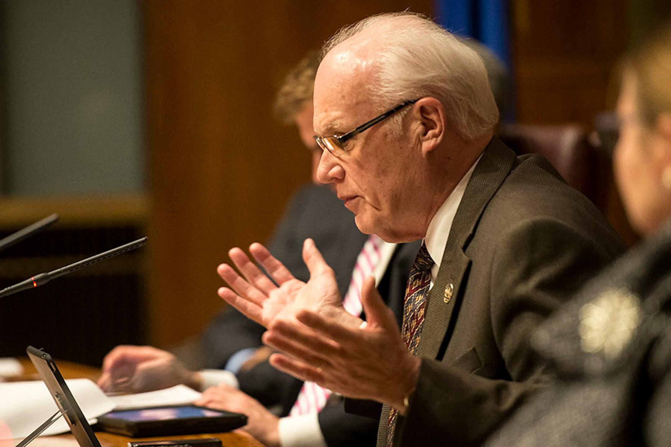 St. Paul City Council member Dan Bostrom, of Ward 6, was the sole dissenting voice in the vote on Resolution 15-2233, which condemned Republican presidential candidate Donald Trump for anti-Muslim, anti-refugee and anti-immigrant speech.