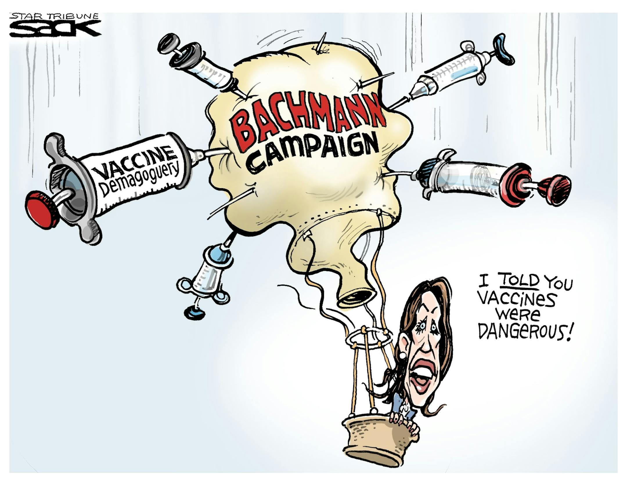 Topic: GOP presidential candidate Michele Bachmann's misstatements about vaccines.