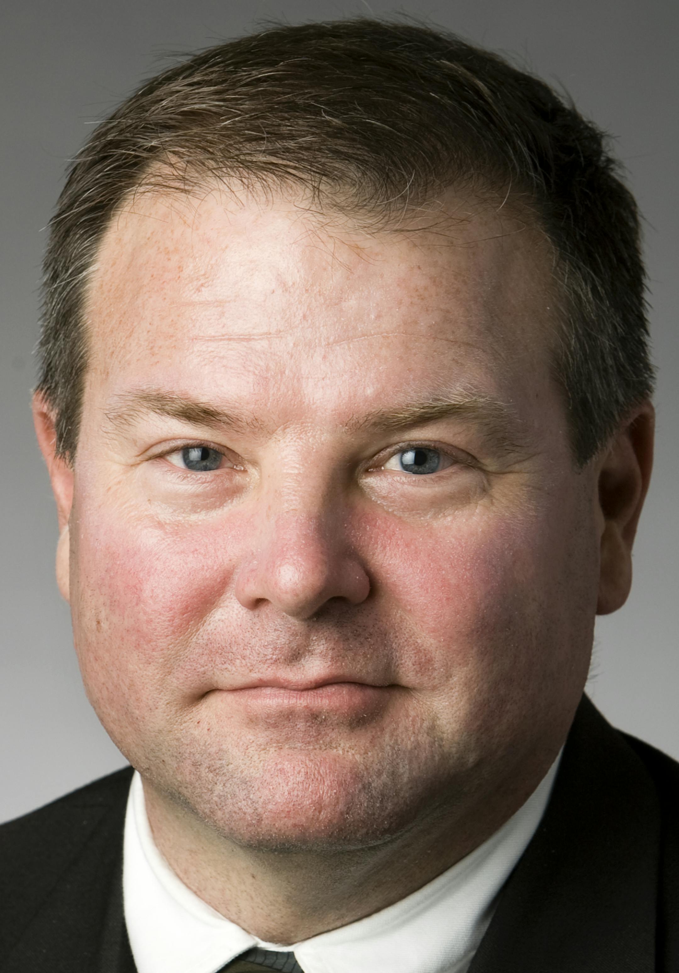 Studio portrait of Opus College of Business (OCB) Masters of Business Communication (MBC) faculty Michael Porter. Taken September 22, 2008.