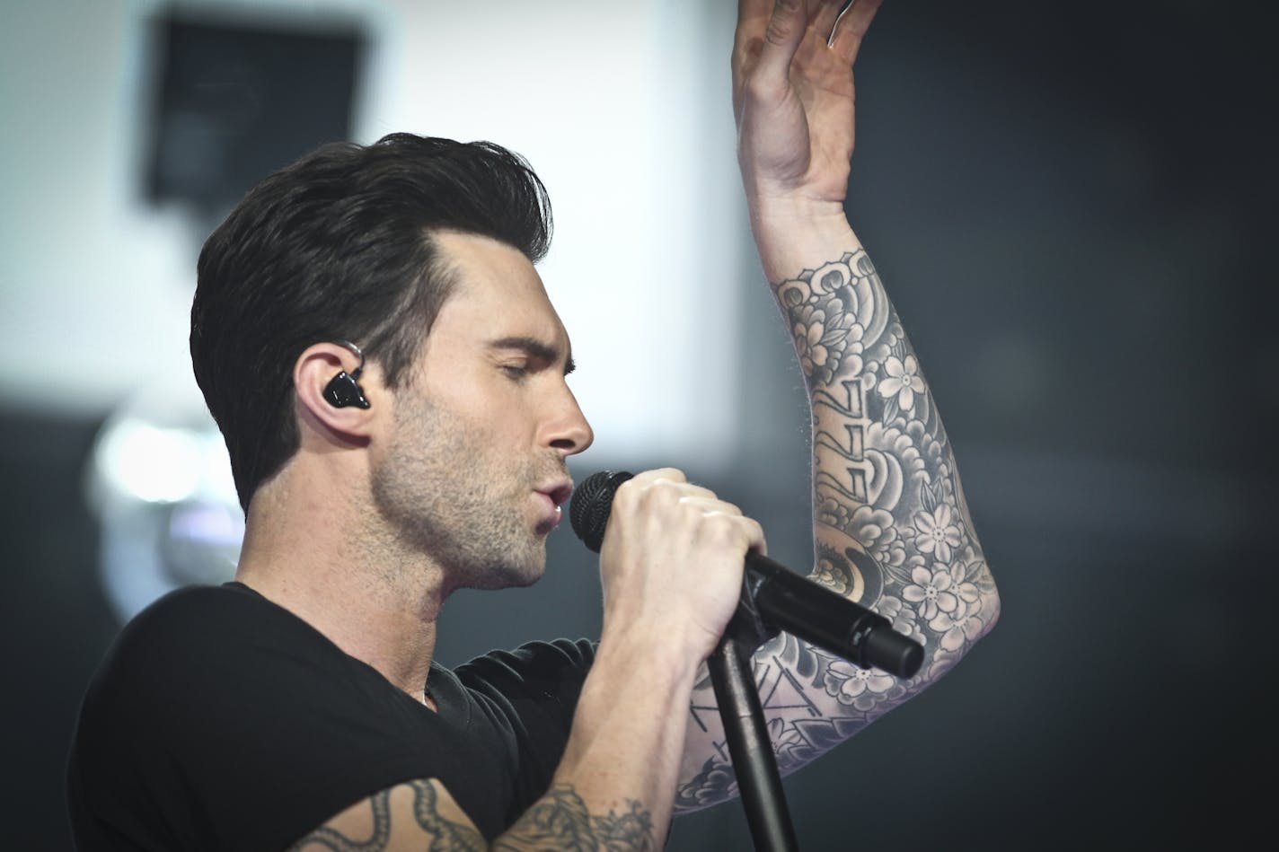 Adam Levine of Maroon 5 performed at the Xcel Energy Center on Monday, March 4, 2013, St. Paul, Minn.