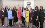Burnsville's women leaders gathered last week for an interview with the Today Show. L to R, they are Jennifer Harmening, Burnsville Chamber of Commerc