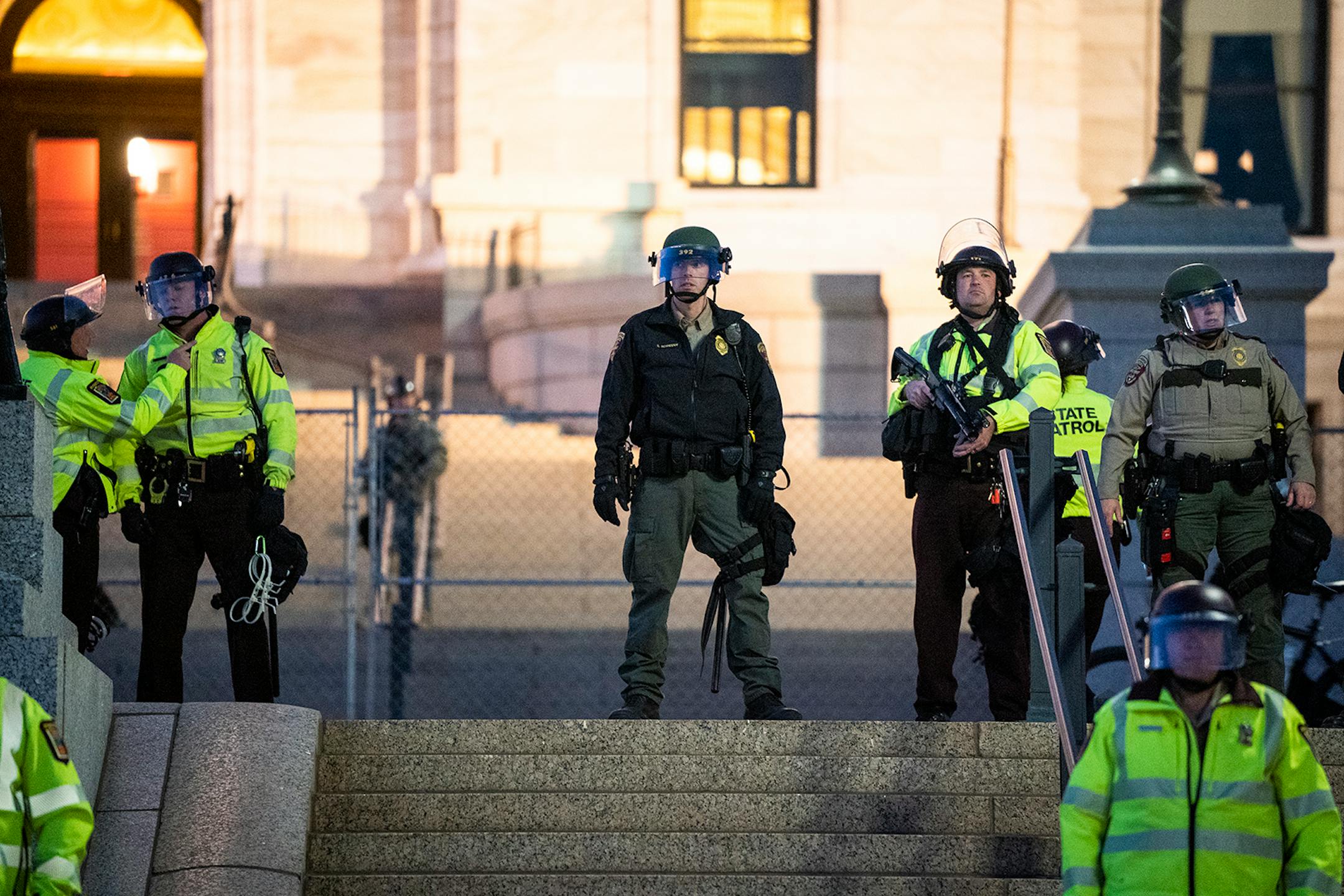 Families of those killed by police marched with hundreds of supporters in "The Secret March" down University Avenue to the Capitol in St. Paul. There they dropped several effigies of dead bodies and coffins along with a list of demands as law enforcement stood on the Capitol steps.
