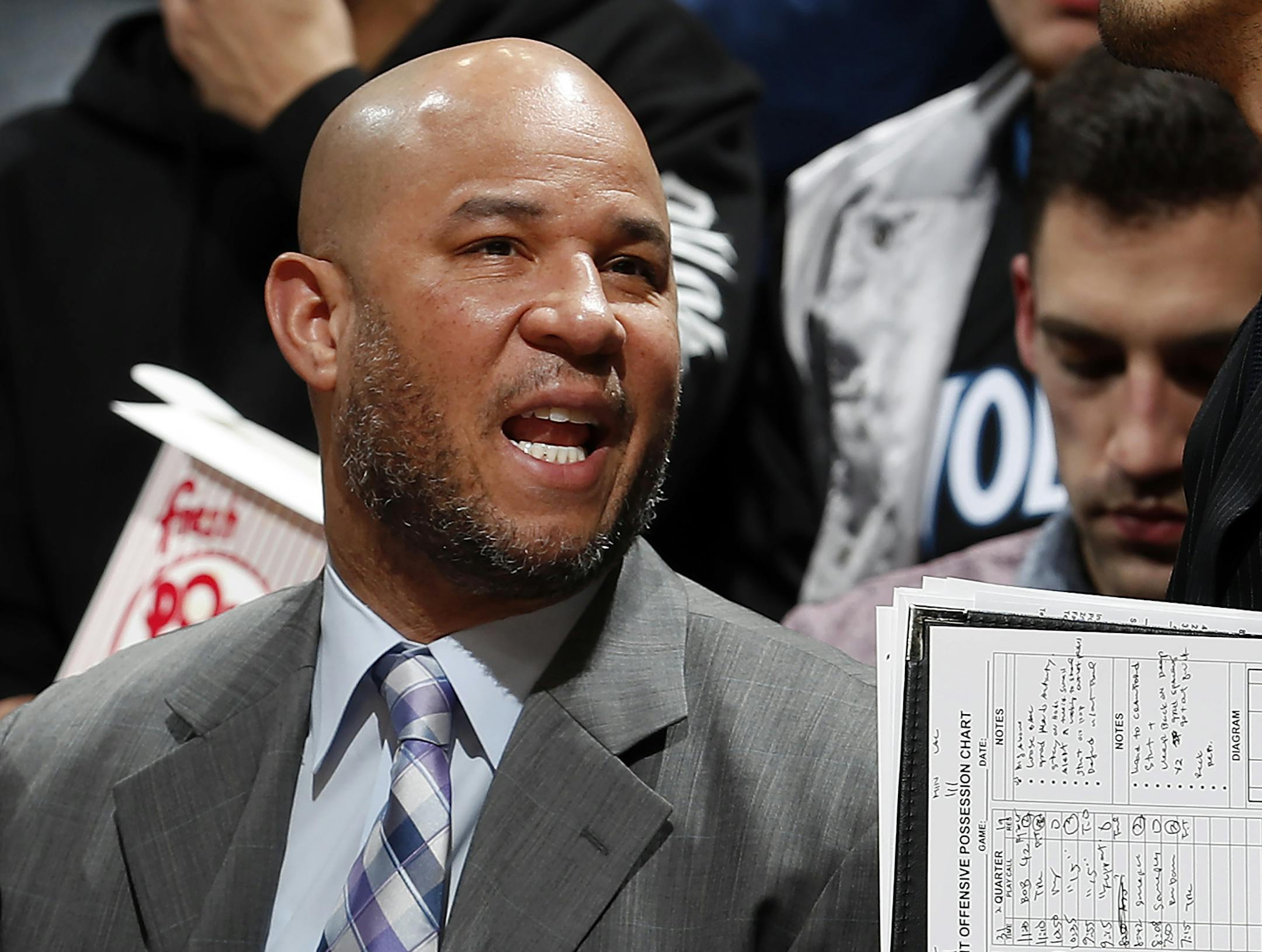 Minnesota Timberwolves assistant coach Rick Brunson.