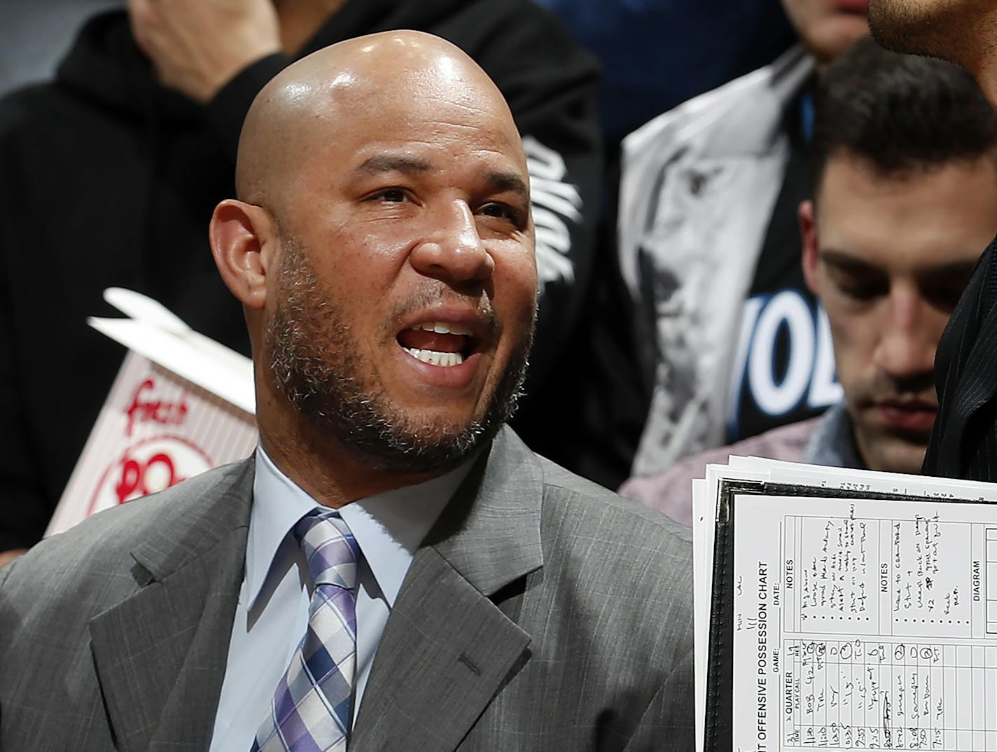 Minnesota Timberwolves assistant coach Rick Brunson.