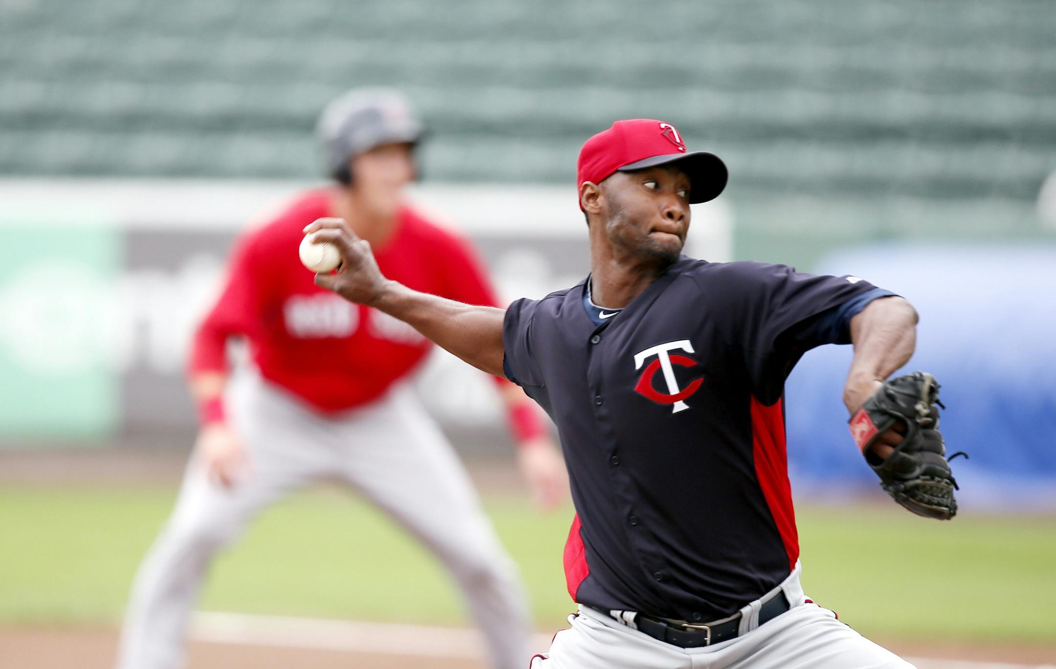 Twins pitcher Samuel Deduno, during spring training in February