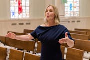 Jennaya Robison, artistic director of the National Lutheran Choir, selects music for the group that will make audiences think about the plight of huma