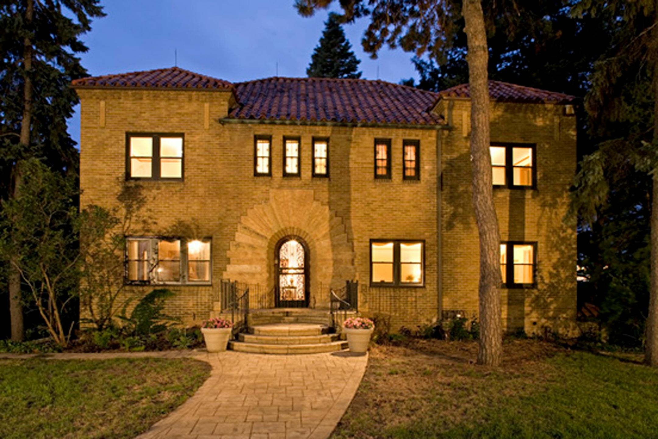 This Spanish Revival was owned by inventor Adolf Ronning.