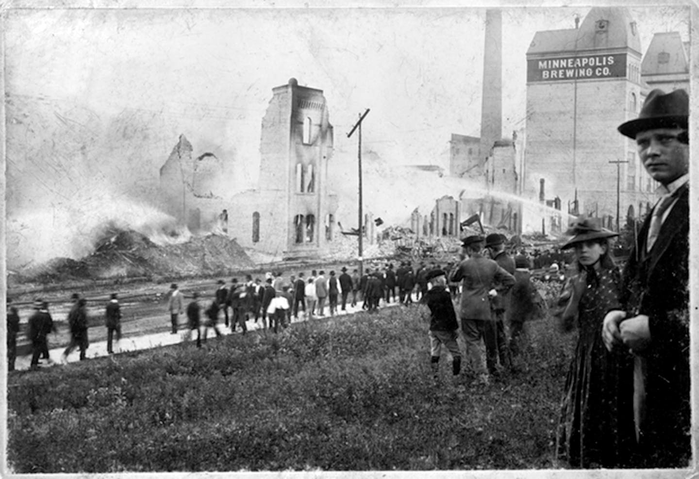 A 1893 fire in Minneapolis destroyed 20 blocks and caused two deaths. Later investigations pointed toward arson, but no arrests were ever made.