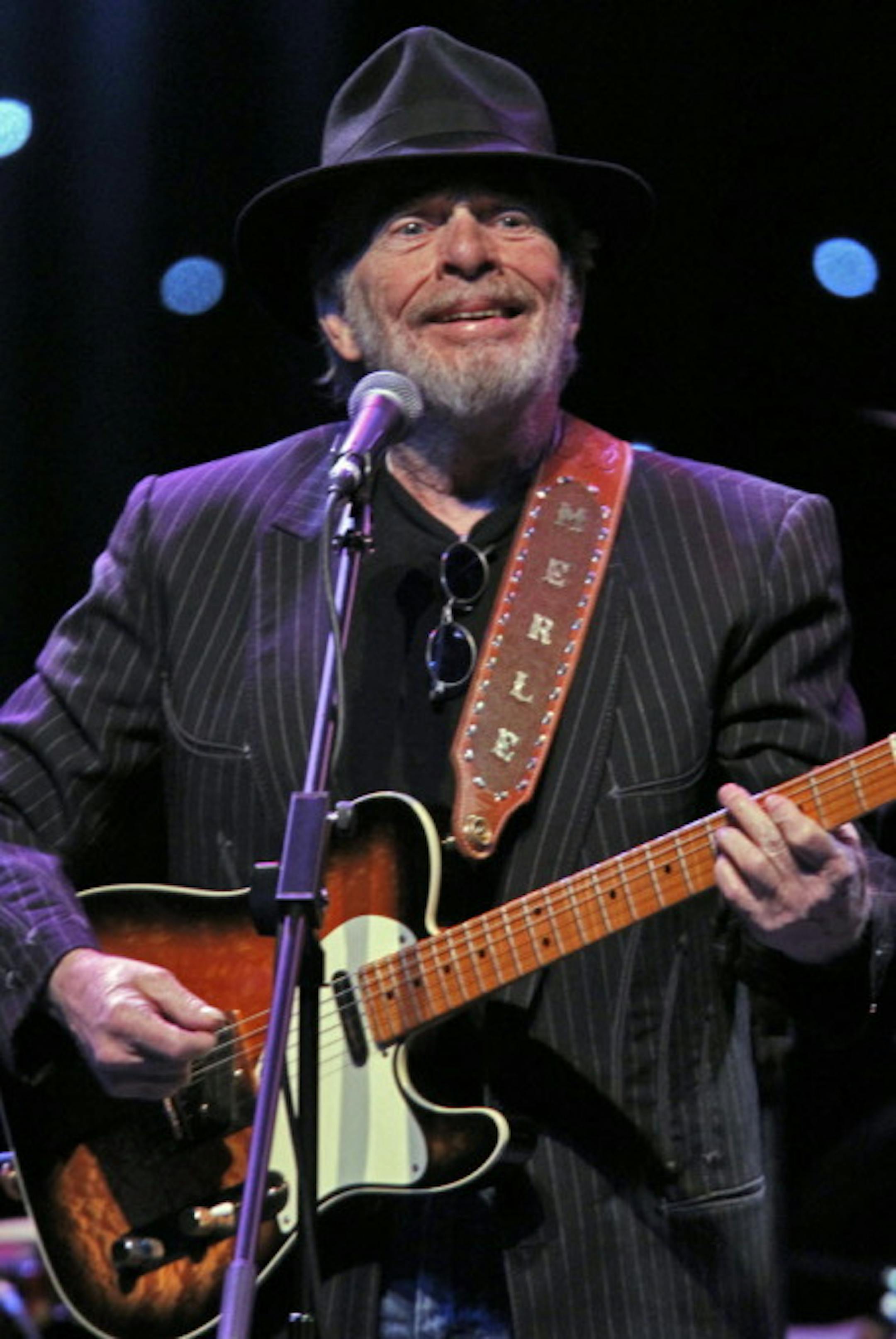 Merle Haggard at Mystic Lake Star Tribune photo by Marlin Levison