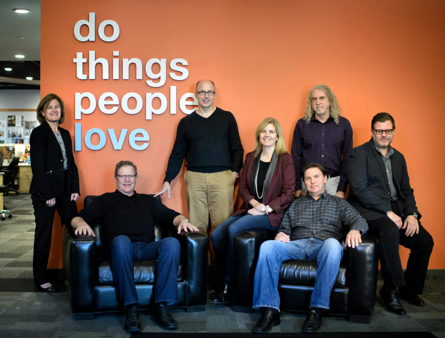 Periscope's new CEO will work with the leadership and executive committee, L to R, Virginia Hines, CFO; Bill Simpson, Chairman; Greg Kurowski, Vice Chair; Annalee Ulsrud, EVP, Director of Retail and Experiential; Charlie Callahan, VP/Executive Creative Director, Bob Ballard, EVP, Director of Account Leadership; Victor Kimble, Director of Strategy & Analysis. ] GLEN STUBBE * gstubbe@startribune.com Thursday October 22, 2015 Periscope is naming a new president and CEO on Monday, plus a new growth