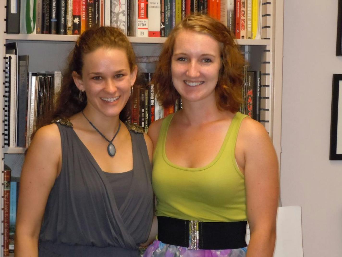 Avalon Levey, left, and Rachel Beecroft.