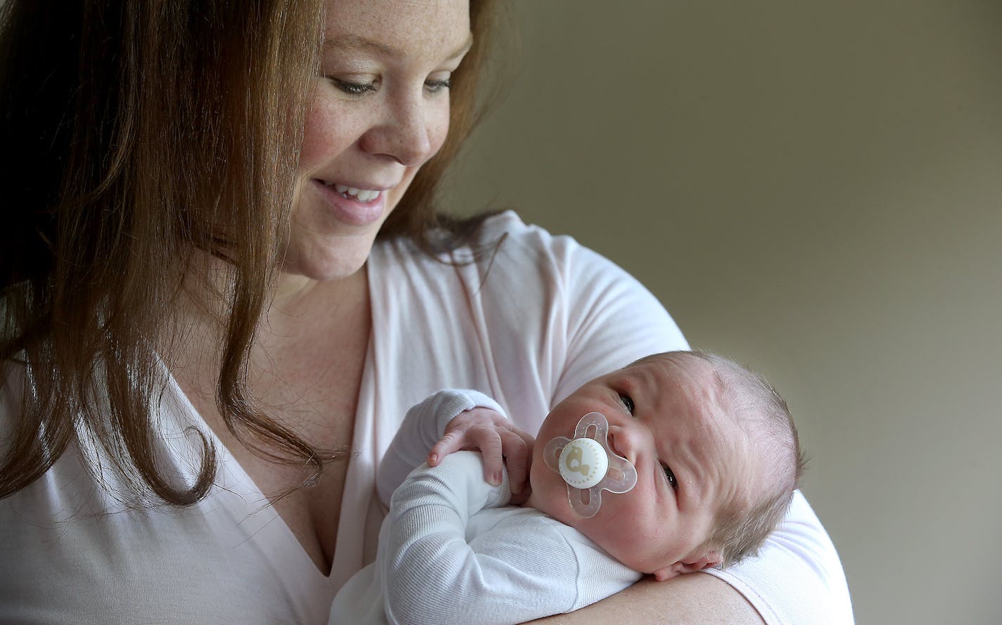 &#x201c;You still feel the pain, but I think coping is probably the best word. I was still able to cope with it.&#x201d; Brittany Howland, with son Everett.