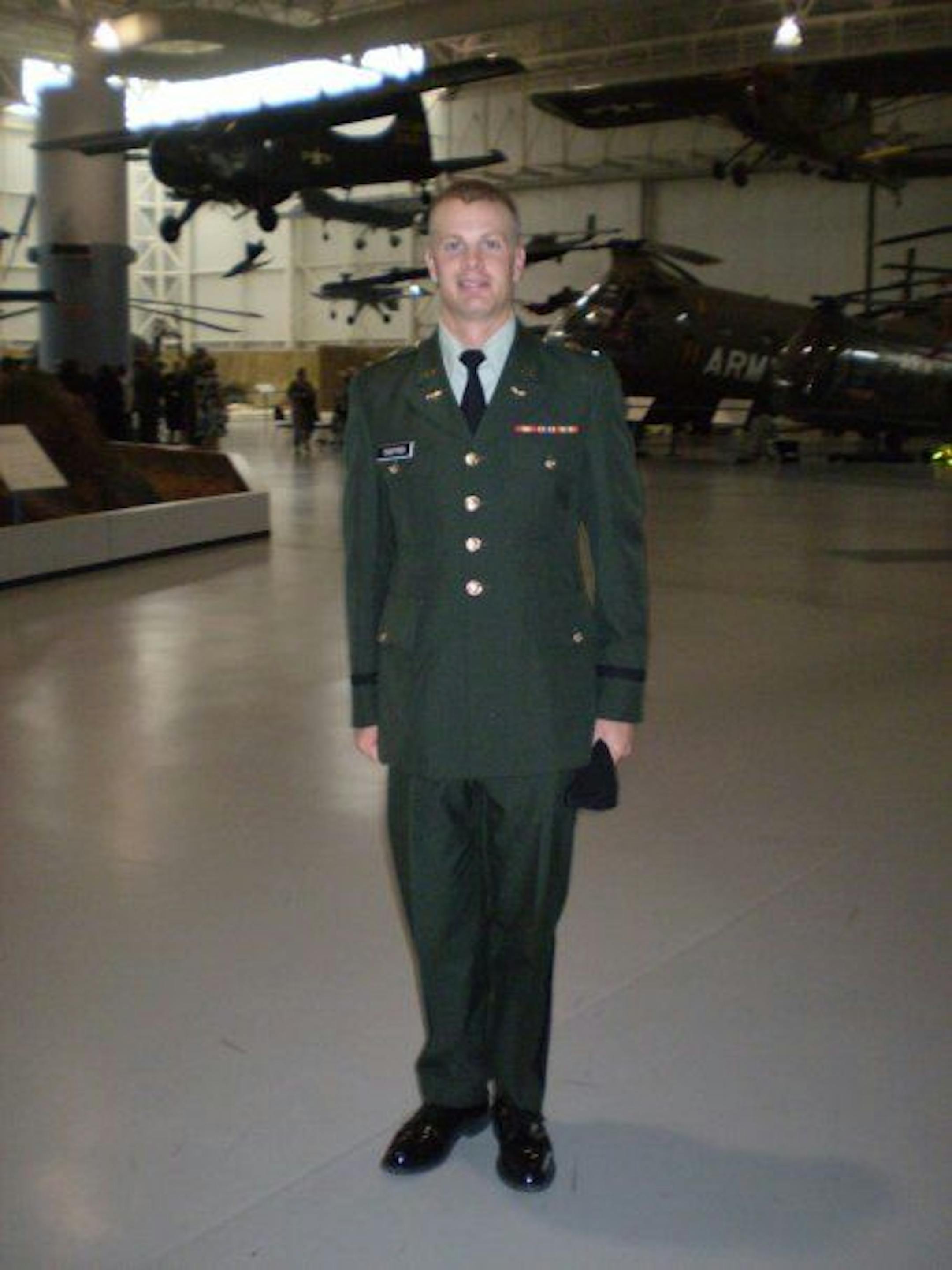 Chief Warrant Officer Lucas Daniel Sigfrid, a native of Alabama, is seen in an undated photo provided Wednesday, Dec. 14, 2011 by the U.S. Army. Sigfrid is one of four Army aviators killed Monday, Dec. 12, 2011 when two helicopters crashed during training at a Washington state base. Joint Base Lewis-McChord released the names of those killed Wednesday, as investigators look into the cause of the collision. They are Capt. Anne M. Montgomery, a native of North Dakota; Chief Warrant Officer Frank A