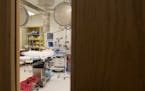The inside of an operating room is seen prior to a kidney transplant surgery at MedStar Georgetown University Hospital in Washington D.C., Tuesday, Ju