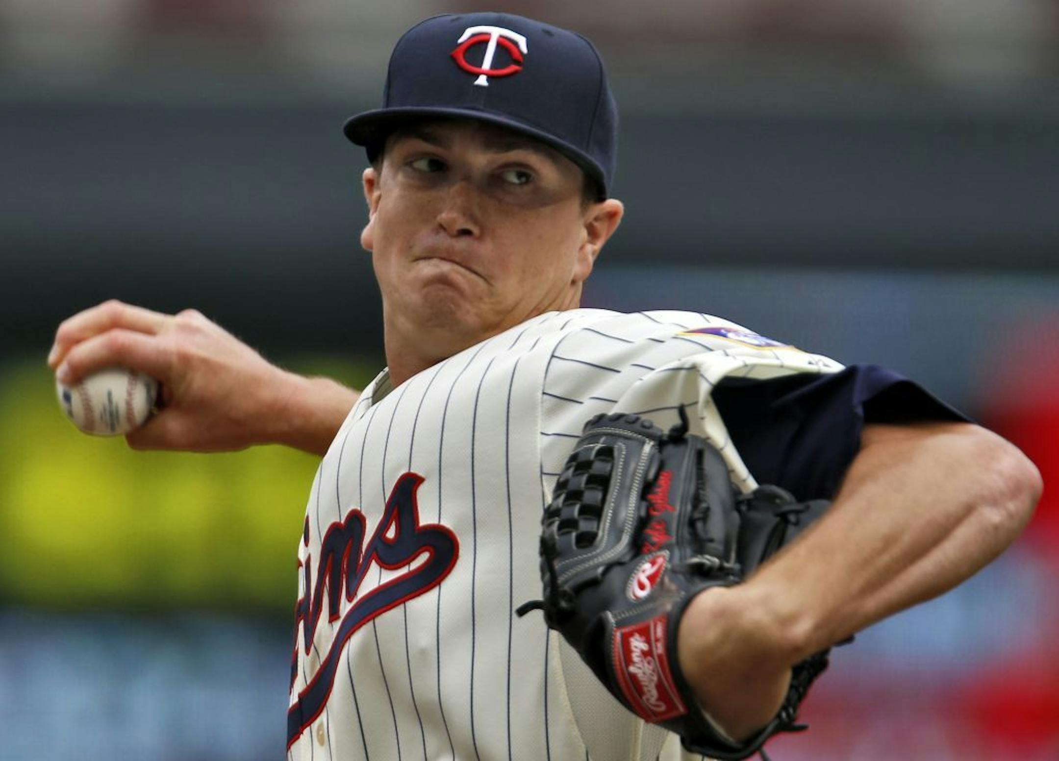 Saturday was the first major league start for Twins pitcher Kyle Gibson and he picked up the win, 6-2 over the Royals.