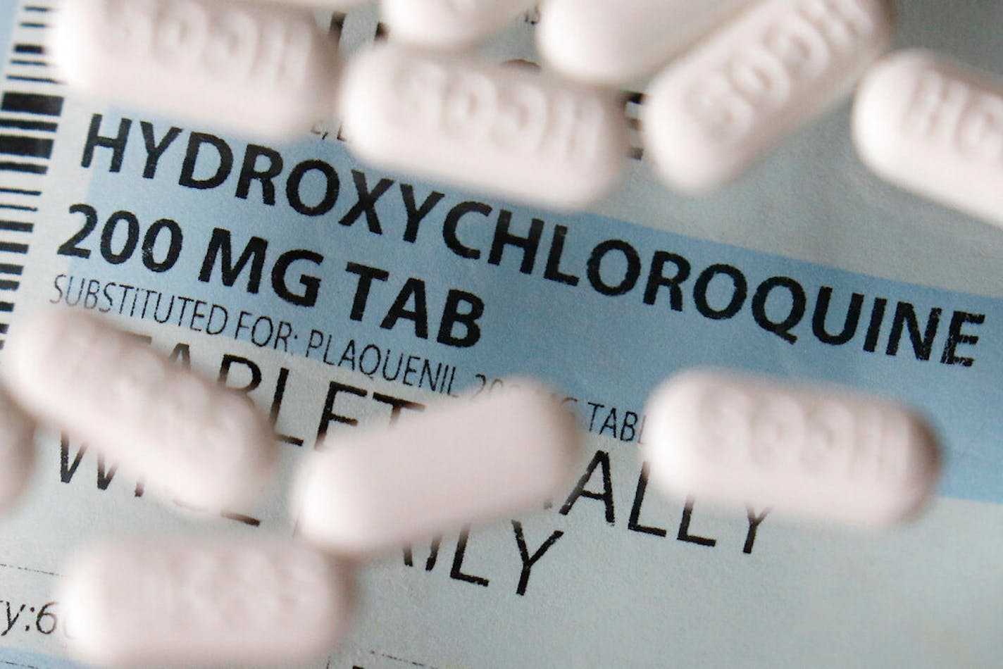 Hydroxychloroquine tablets.