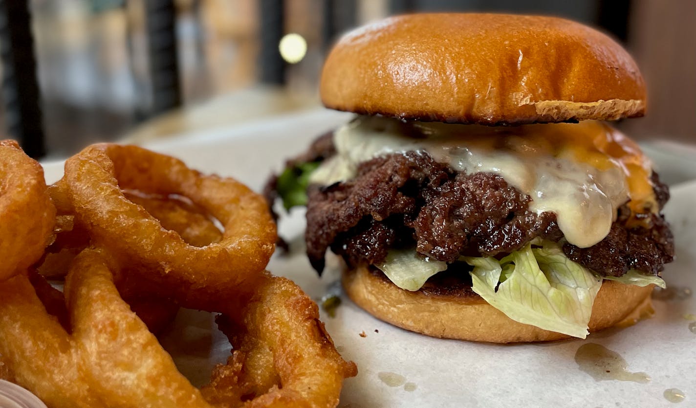 Billed as "just a burger," this is a master class in under promising and over delivering.