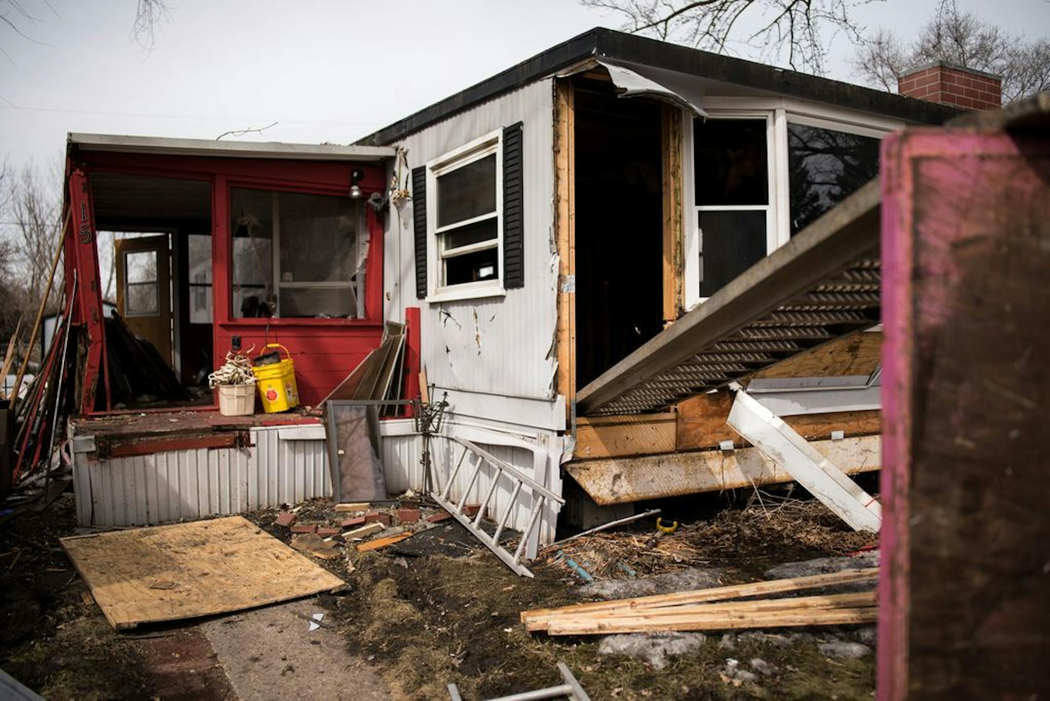 The home of Tiffany Meyers, who died in February 2018 in a house fire in Inver Grove Heights along with her boyfriend, David L'Heureux.