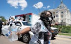 Valerie Castile the mother of Philando Castile who was killed by police 4 years ago marched to the capital.] Jerry Holt •Jerry.Holt@startribune.com 