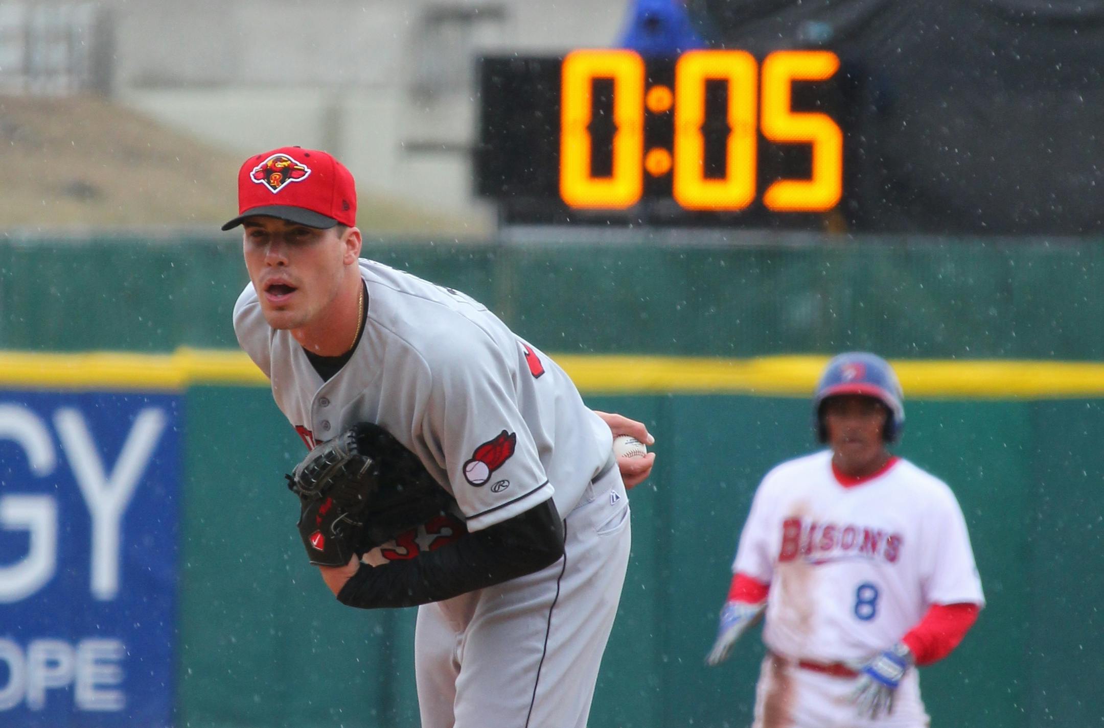 Last year, Rochester Red Wings pitcher Alex Meyer looked for a signal as a 20-second pitch clock was used in Class AAA. There's evidence, gathered on the Great Baseball Road Trip, that it speeds up the games.