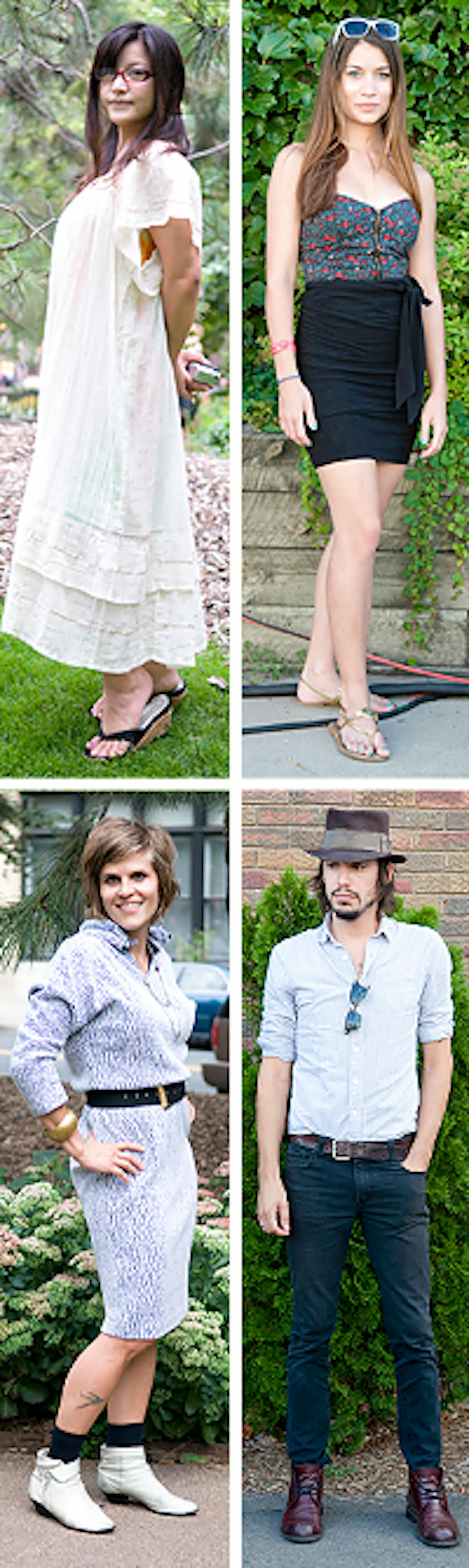 Clockwise from top - Megumi Maeda, Claire Davidson, Cory Chisel, Crystal Meisinger