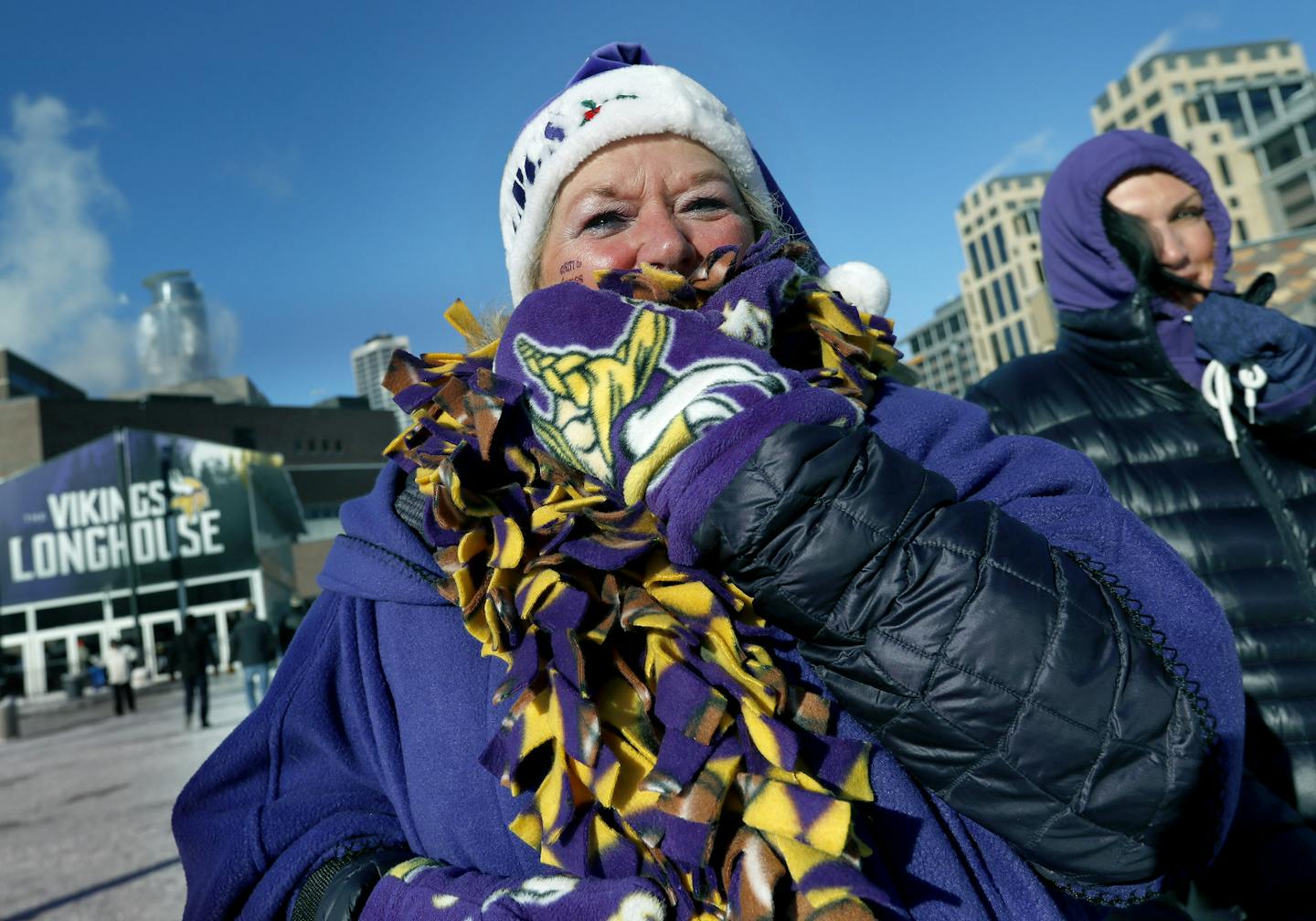 Minnesota Vikings fan Cheryl Erickson of Plymouth walked to US Bank Stadium in sub-zero temperatures. ] CARLOS GONZALEZ cgonzalez@startribune.com - December 8, 2016, Minneapolis, MN, A look at a favorite Korean dish, sundubu, and a new crop of Korean cookbooks, along with roster of the best Korean restaurants, K-bop will prepare their version of sundubu. ORG XMIT: MIN1612181116250010