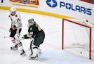 Wild combines tough luck with rough play in loss to Blackhawks