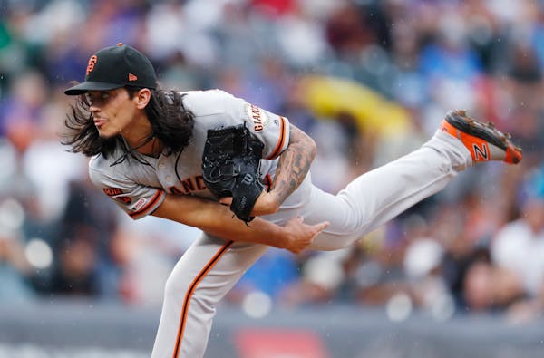 Dereck Rodriguez, who pitched for the Giants in 2019, had a strong start for the St. Paul Saints on Friday night. 
