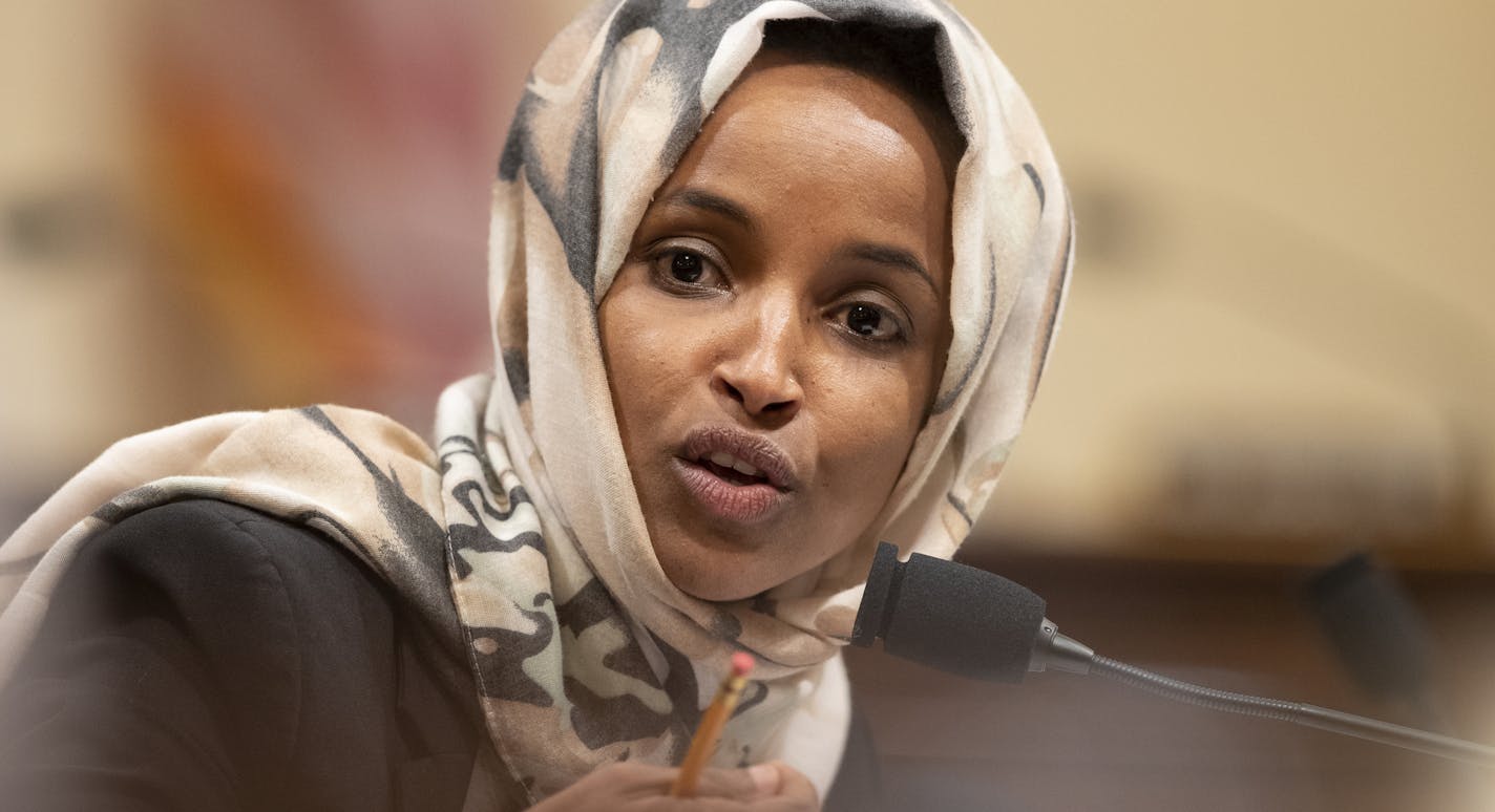 Rep. Ilhan Omar, D-Minn., in a September photo.