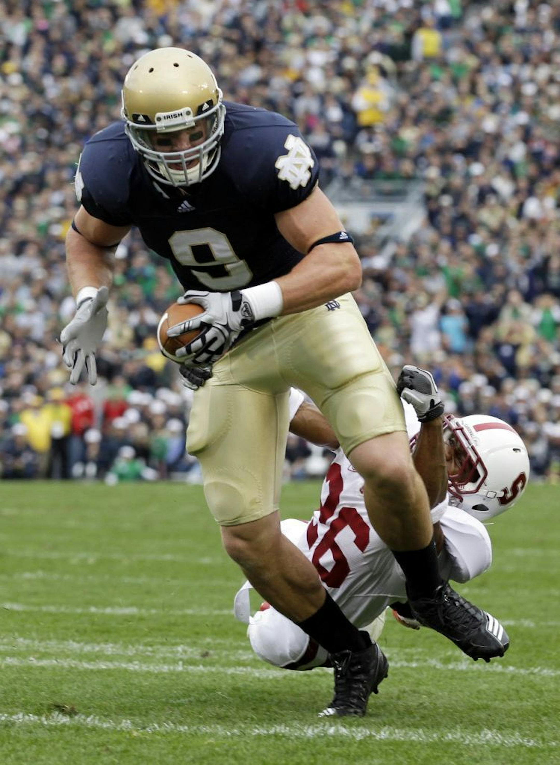 Notre Dame tight end Kyle Rudolph