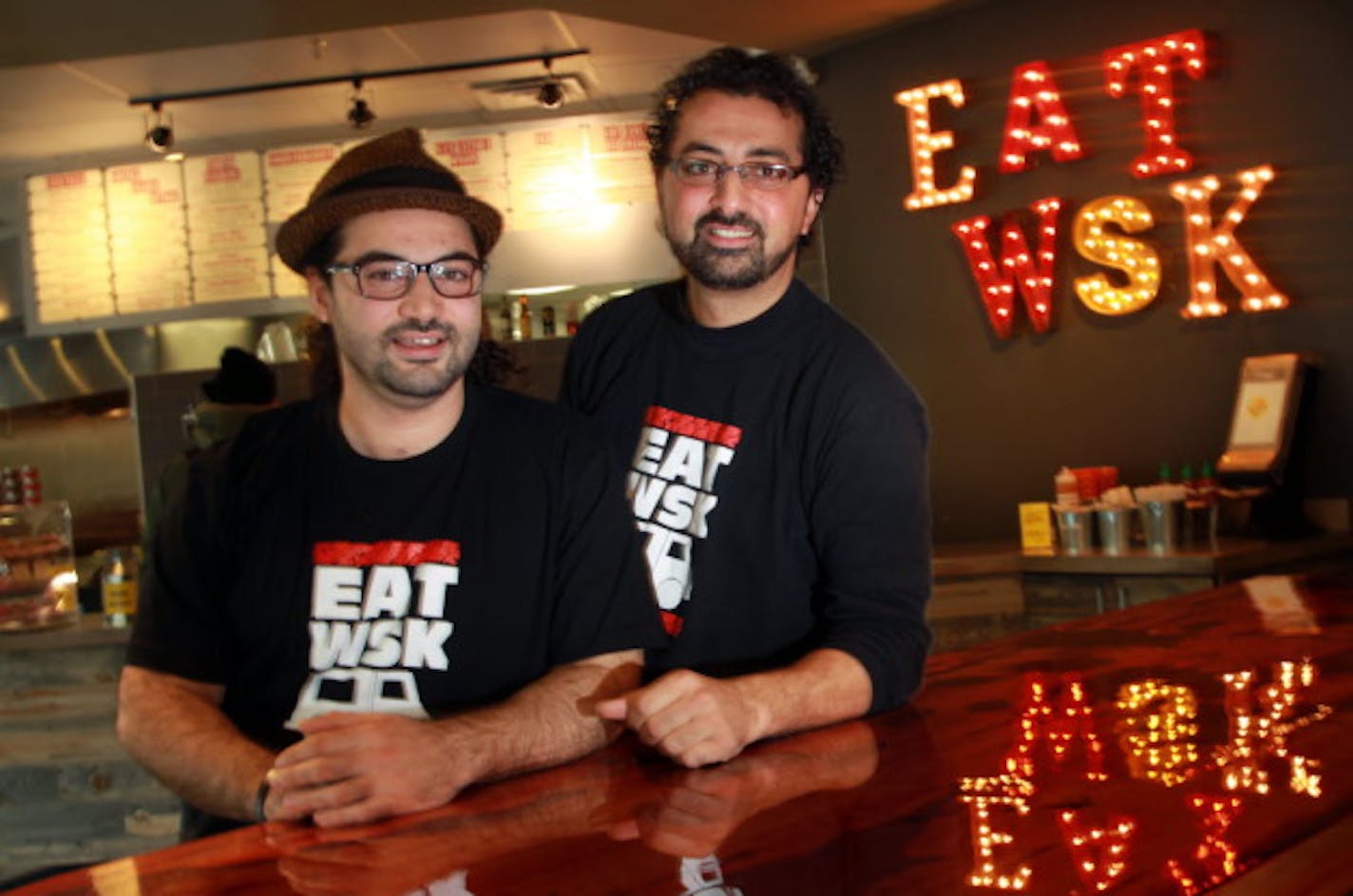 Sameh Wadi, left, and Saed Wadi of World Street Kitchen