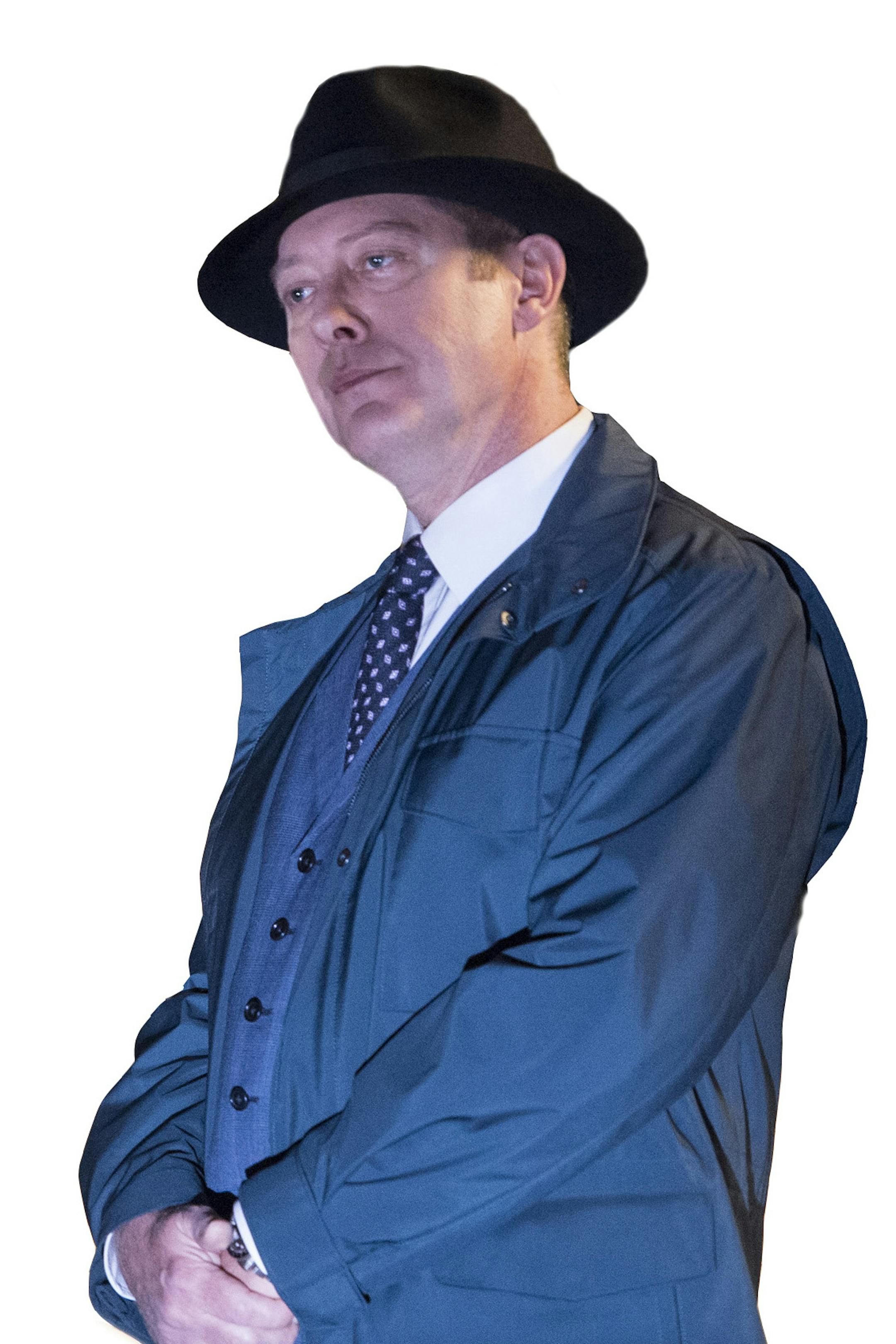 THE BLACKLIST -- "The Decembrist" Episode 208 -- Pictured: (l-r) Peter Stormare as Berlin, James Spader as Red Reddington -- (Photo by: David Giesbrecht/NBC) ORG XMIT: Season:2